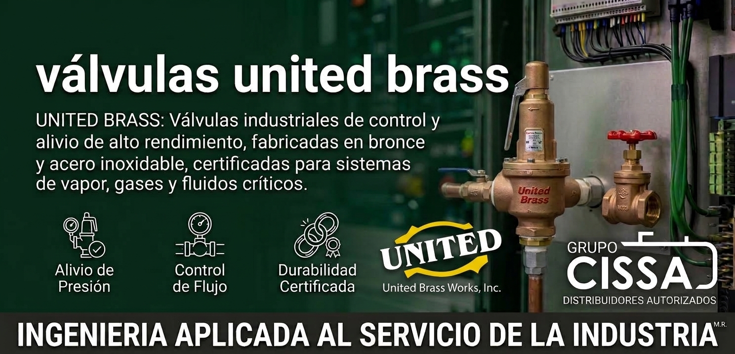 Válvulas United Brass - Distribuidores Autorizados